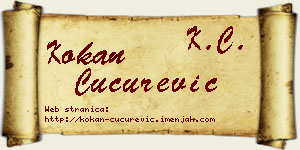 Kokan Cucurević vizit kartica